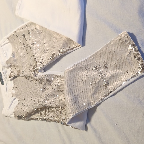 Sandro Ferrone Italian Jeans with sequins - Picture 2 of 7